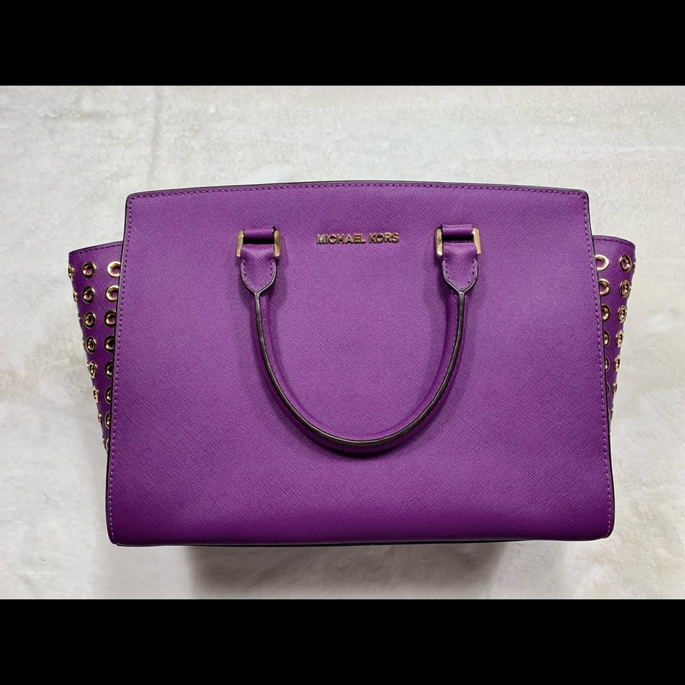 Michael Kors Selma Large Purple